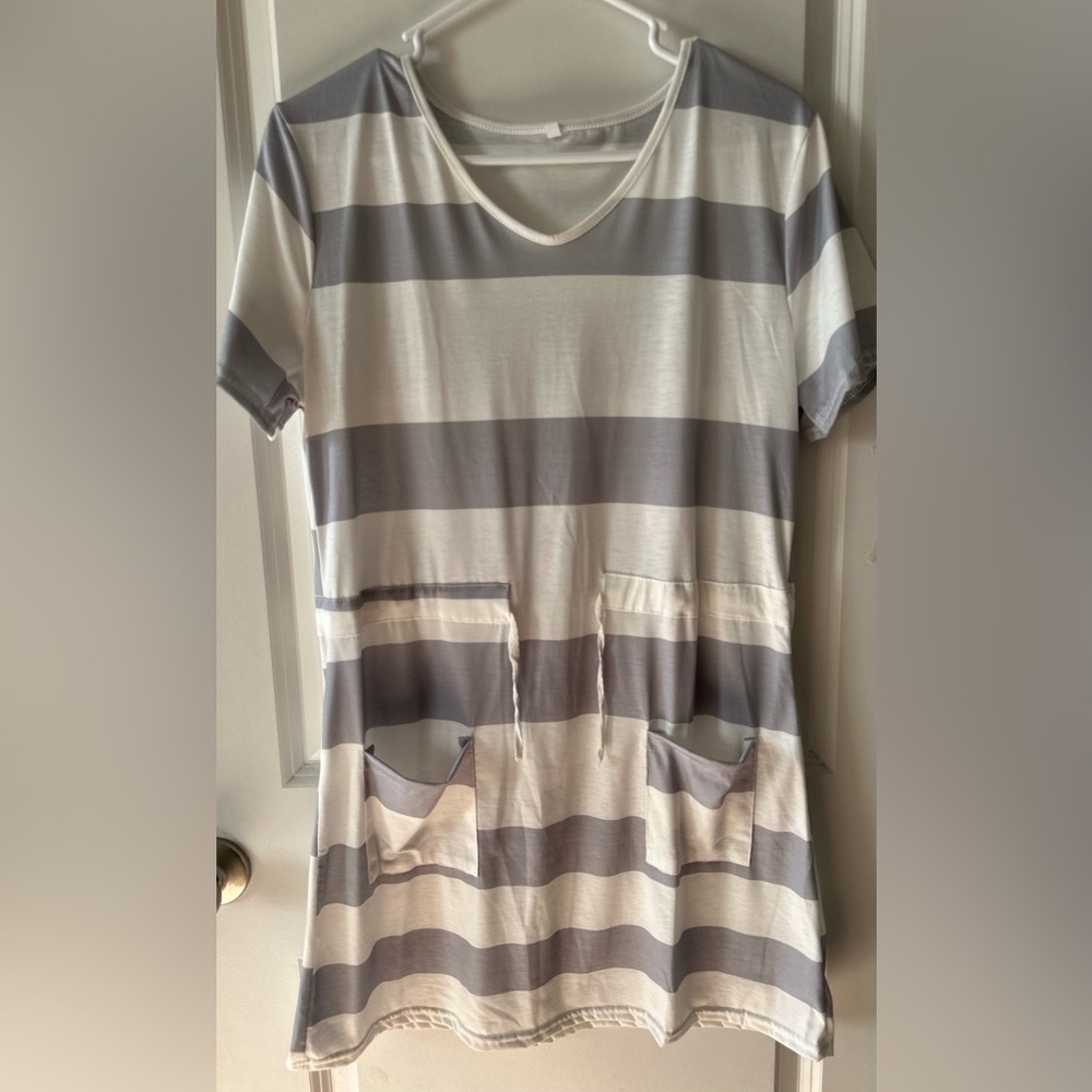 Ladies striped dress